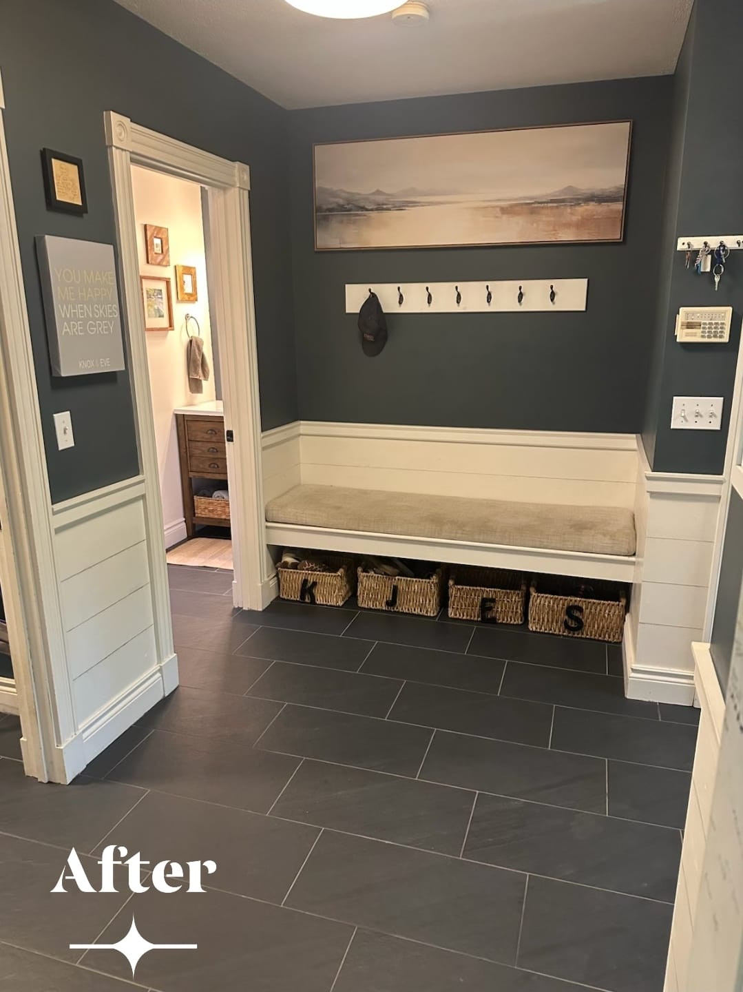 Bathroom after renovation – Project A in Sanford, ME