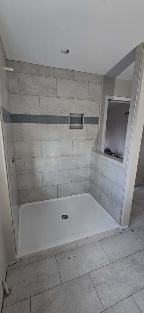 Bathroom after renovation – Project B in York County, ME
